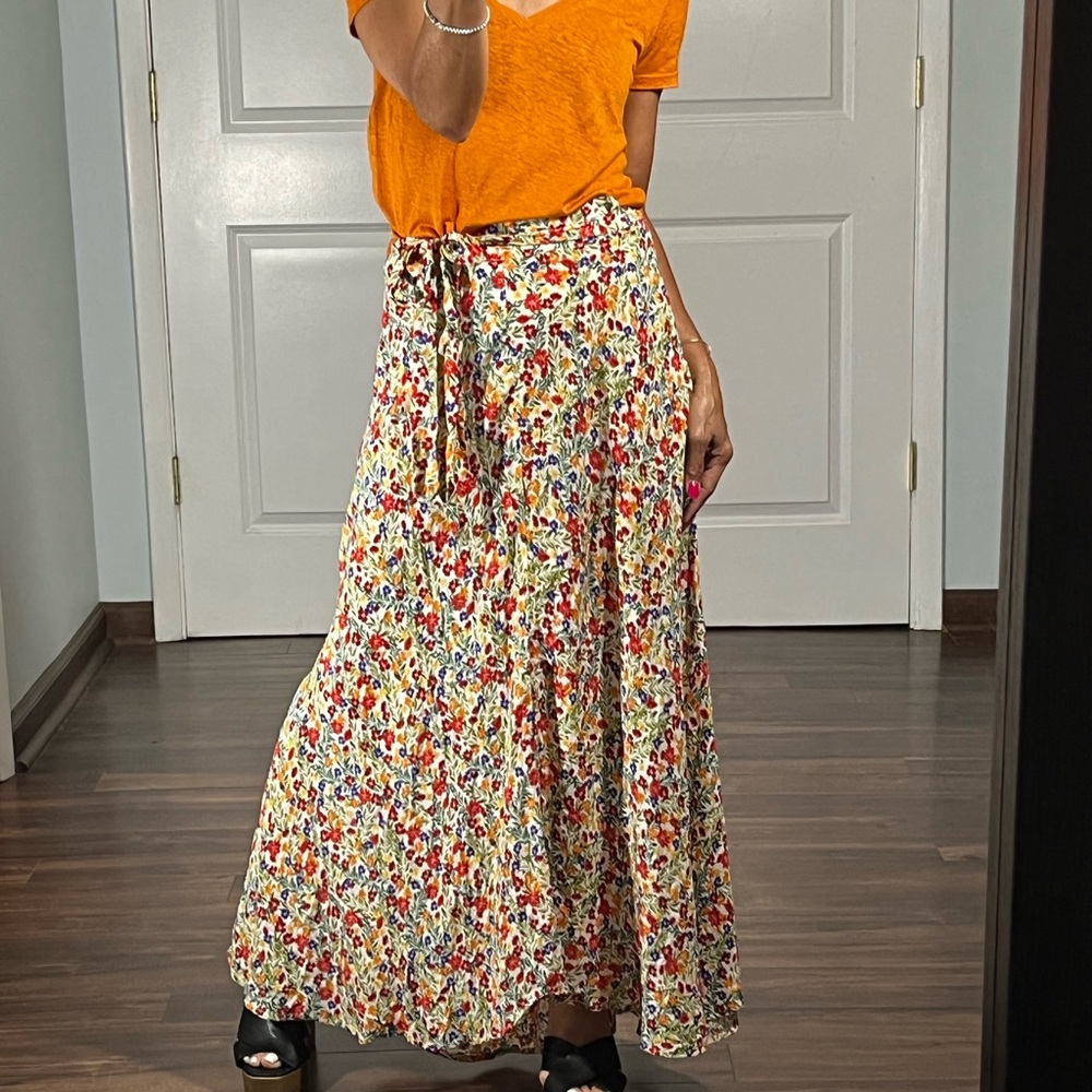 Tahari Floral viscose maxi dress - Picture 5 of 12